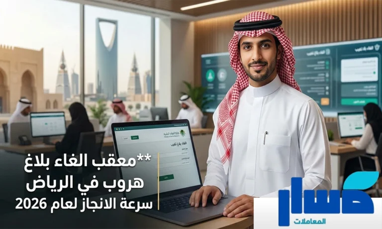 معقب الغاء بلاغ هروب في الرياض