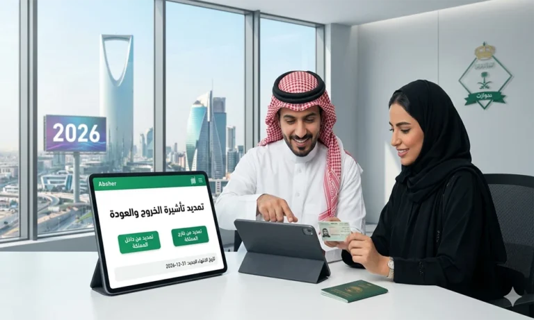 تأشيرة خروج وعودة