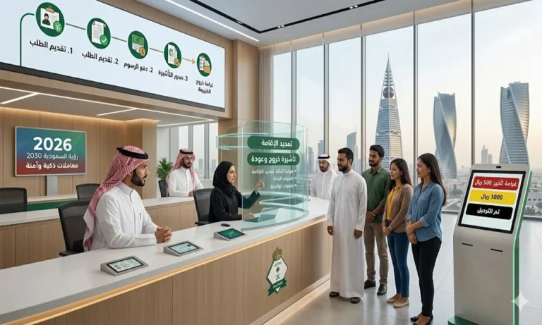 غرامات تأخير تجديد الإقامة