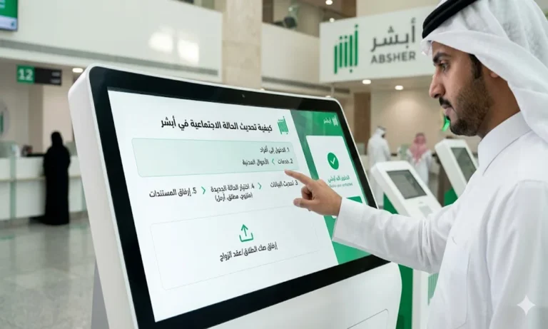 تحديث الحالة الاجتماعية في أبشر