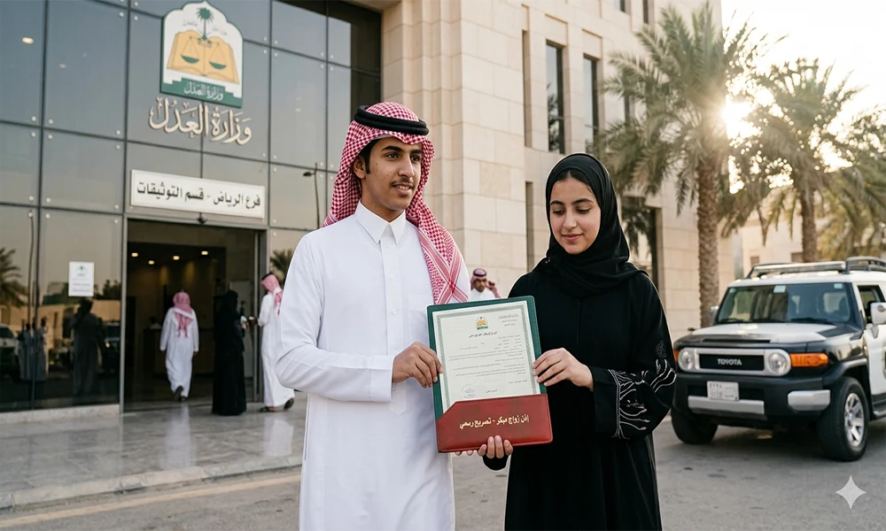 تصريح زواج مبكر